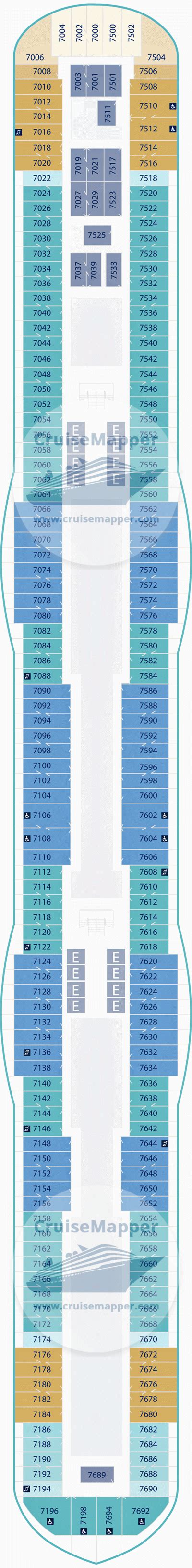 Disney Treasure Deck Plan Cruisemapper