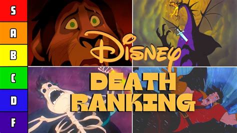 Disney Villain Deaths Ranked Animated Disney Tier List Youtube