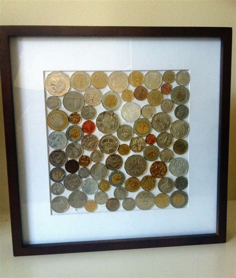 Display Travel Coins As Art