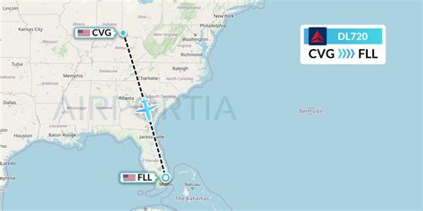 Dl720 Flight Status Delta Air Lines Cincinnati To Fort Lauderdale Dal720