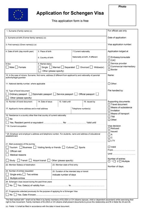 Documents Required For A Schengen Visa For Us Citizens