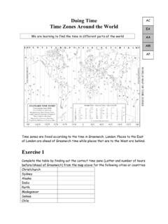 Doing Time Time Zones Around The World Nz Maths Doing Time Time