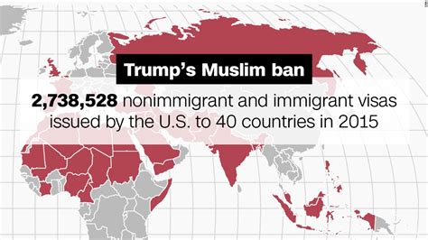 Donald Trump Amp 39 S Muslim Ban Amp 39 S Implications In 5 Maps Cnnpolitics Com