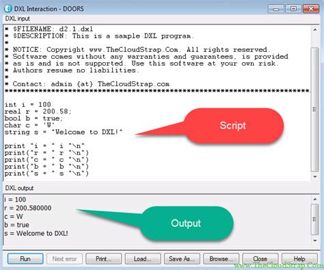 Doors Dxl Basic Data Types Thecloudstrap