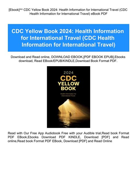 Download Book Cdc Yellow Book 2024 Health Information For International Travel Cdc Health