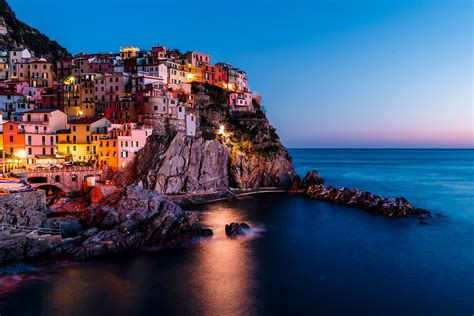 Download Italy Village Man Made Manarola Image