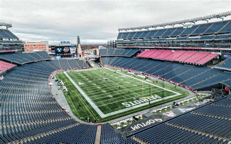 Download Wallpapers Gillette Stadium Inside View New England Patriots