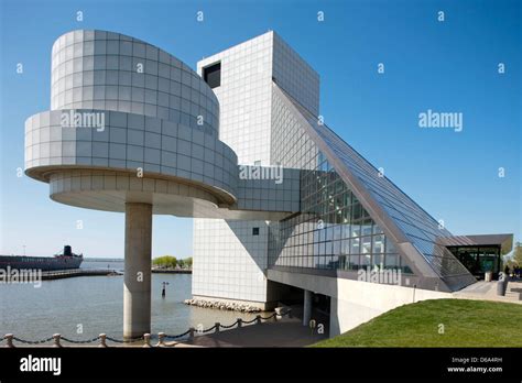 Downtown Cleveland And Rock N Roll Hall Of Fame Stock Photo Image Of Downtown Ohio 67439176