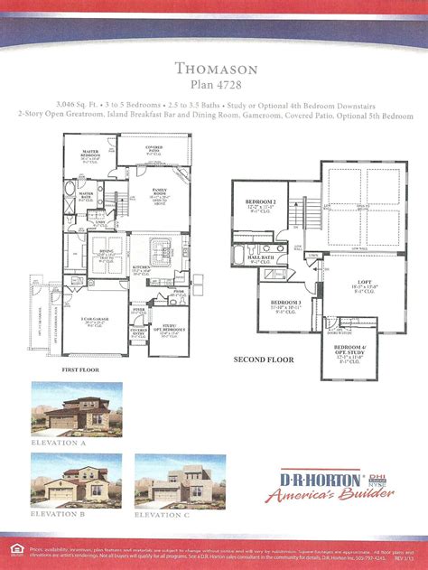 Dr Horton Thomason Floor Plan Via Nmhometeam Com Floor Plans Dr Horton Homes How To Plan