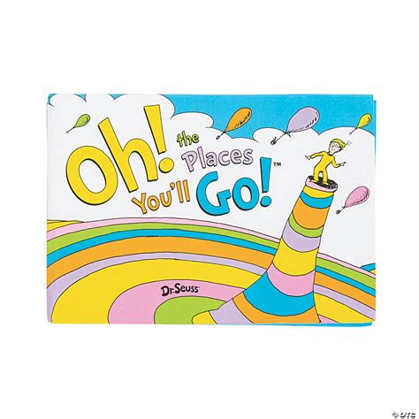 Dr Seuss Oh The Places You Ll Go Autograph Books 12 Pc Oriental Trading