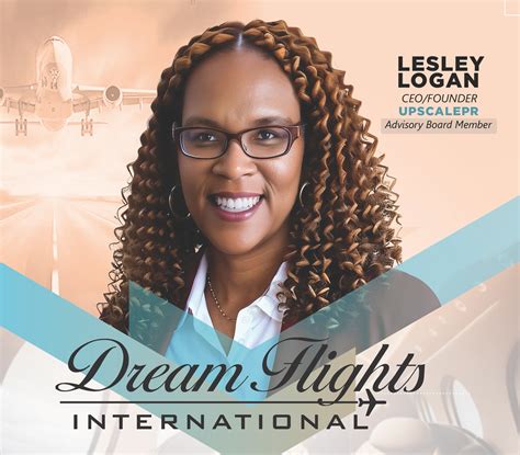 Dream Flights International Welcomes Lesley Logan To Advisory Board