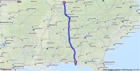 Driving Directions From Henderson Kentucky To Panama City Beach