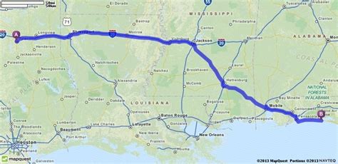 Driving Directions From Tyler Texas 75702 To Destin Florida