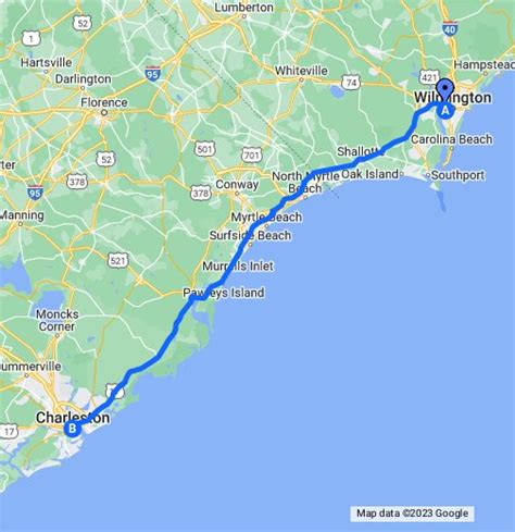 Driving Directions To Charleston Sc Google My Maps