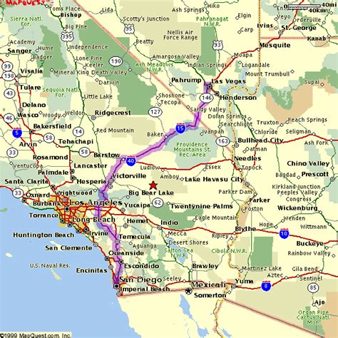 Driving Directions To Las Vegas From Southern California