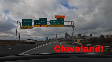 Driving Downtown Cleveland 4K Usa Youtube