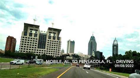 Driving From Mobile Alabama To Pensacola Florida Youtube