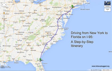 Driving From New York To Florida A Step By Step Itinerary Kids