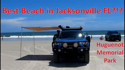 Driving On The Beach At Huguenot Memorial Park And Mayport Ferry