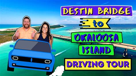 Driving Through Destin Bridge To Okaloosa Island In Florida Road Trip