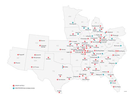 Drury Inn Locations Map Campus Map