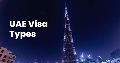 Dubai Uae Visa Types Visa Periods Requirements