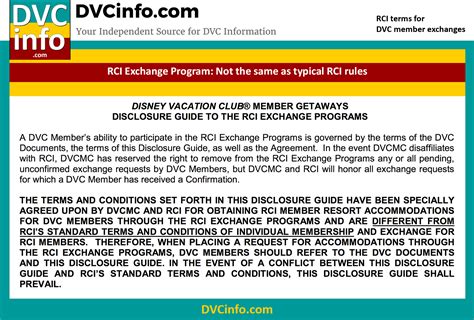 Dvc Exchange Into Rci Dvcinfo