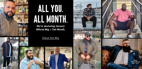 Dxl Declares January Big Tall Month Chubstr