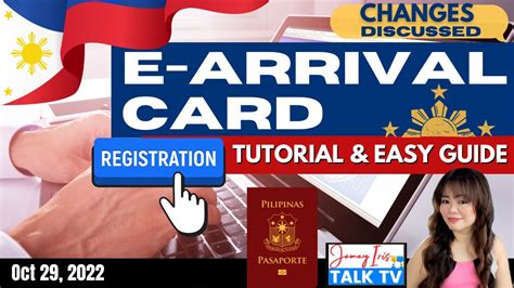 E Arrival Card Online Registration Form Easy Tutorial Guide