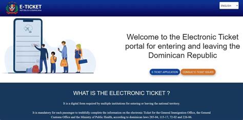 E Ticket Dominican Republic 2022 Update How To Fill Out The