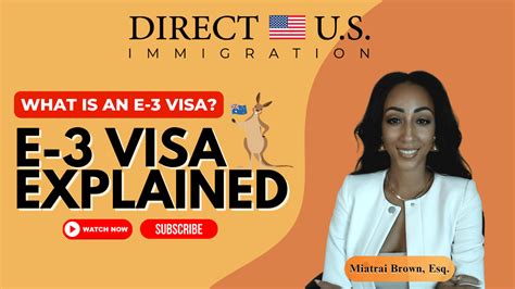 E3 Visas E 3 Visa