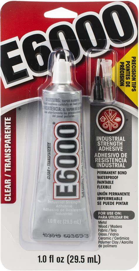 E6000 Adhesive Clear 1Oz With Precision Tips Miss Tracy Creates