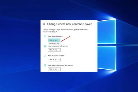 Easily Change The Default Download Location In Windows 10