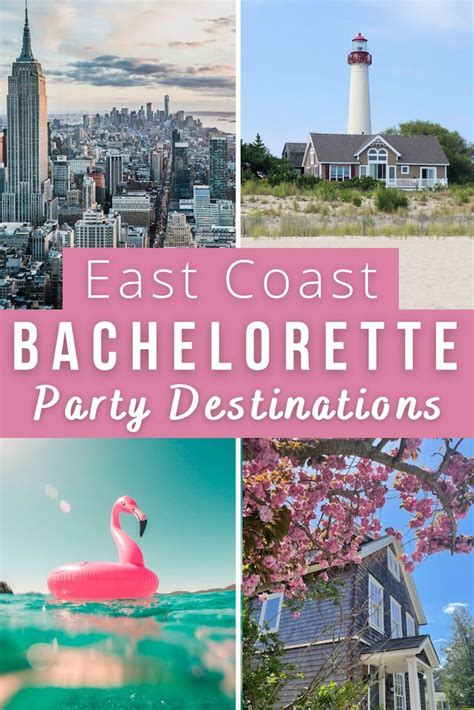 East Coast Bachelorette Party Destinations