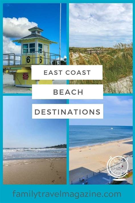 East Coast Beach Destinations For Families Including Barrier Islands In