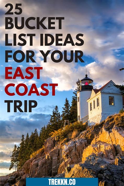 East Coast Bucket List