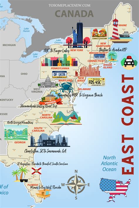 East Coast USA Top Destinations