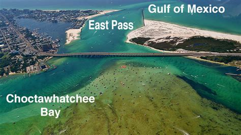 East Pass Destin Bay Map Fishingbooker Blog