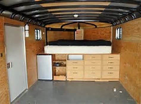 Easy Diy Enclosed Trailer Storage Ideas 28 Vanchitecture Enclosed