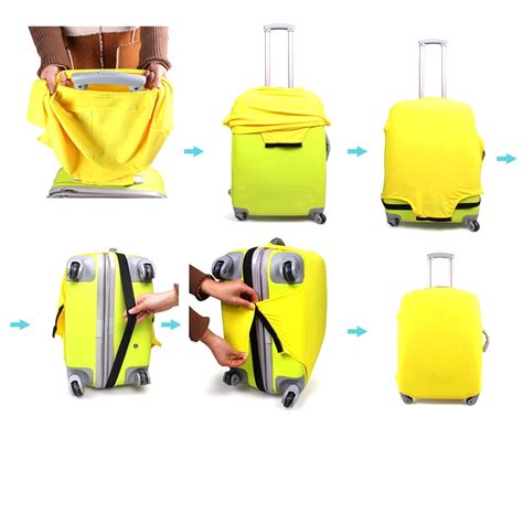 Elastic Travel Luggage Cover Suitcase Trolley Case Protective Bag