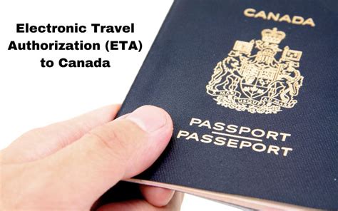 Electronic Travel Authorization Eta Canadian Immigration