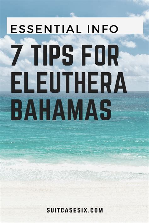 Eleuthera Travel Guide 8 Must Know Tips For A Perfect Trip Bahamas Travel Eleuthera Bahamas