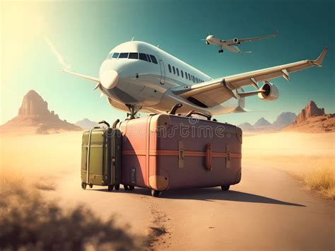 Embark On A Journey With This Captivating Image Of An Open Travel