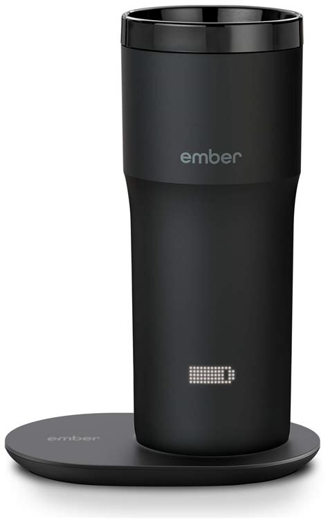 Ember Temperature Control Travel Mug 12 Ounce 2 Hr Battery Life