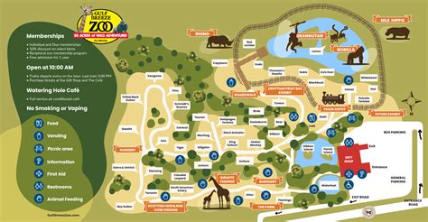 Emerald Coast Zoo Map