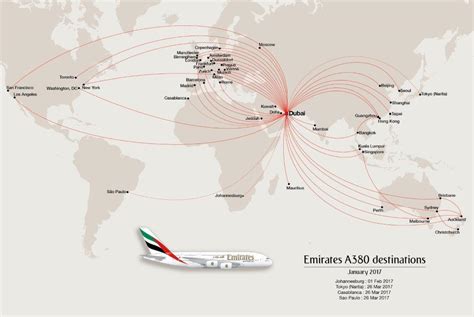 5 A380 Destinations