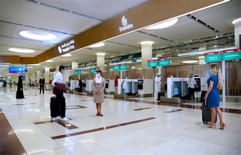 Emirates Introduces Self Check In Bag Drop Off Service At Dubai Airport