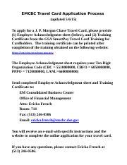 Employee Acknowledgement Travel Card Form Doc Emcbc Travel Card