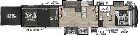 Enclosed Trailer Toy Hauler Floor Plans Wow Blog