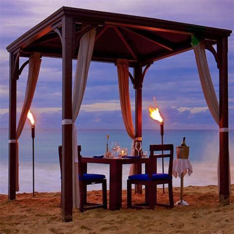 Enjoy Romantic Moments In A Private Cabana That Offers Great Views From